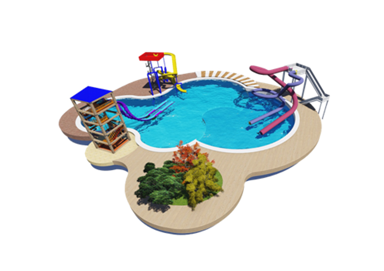 water rides and artificial ocean